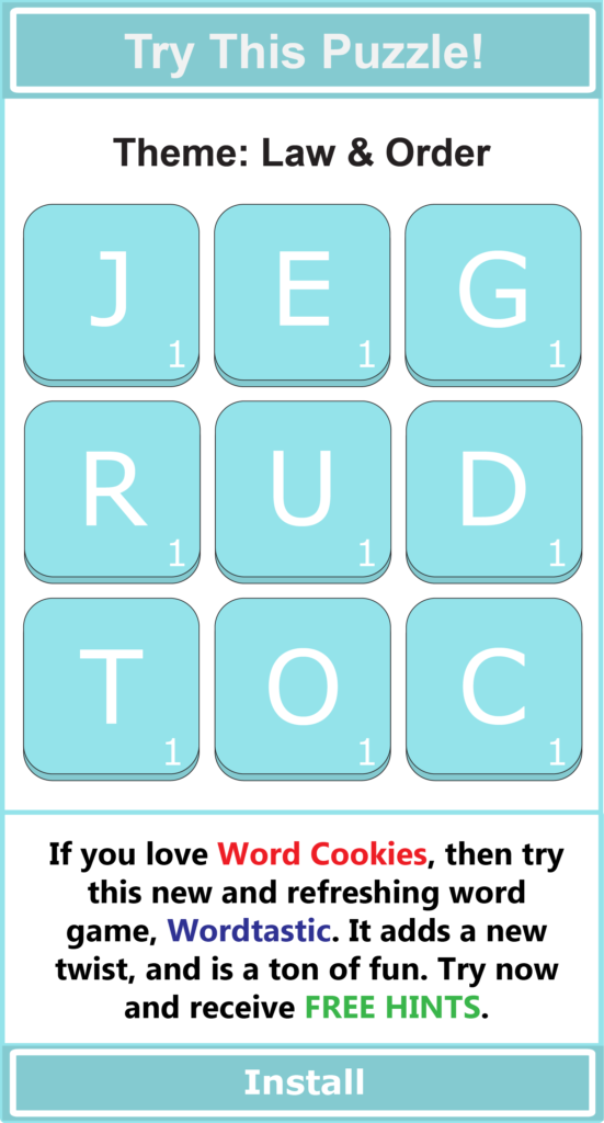 Word Cookies Answers and Cheats Fast and Quick